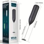1Pc Lalayuan Electric Milk Frother & Whisk - Handheld Portable Foam Maker With Stainless Steel Teapot, Coffee & Chocolate Making, Aa Battery Operated (Not Included) For Home Kitchen, Christmas Gifts, Office Use, Office Drink Mixer, Sleek Design, Durable Kitchen Tool - Image 18