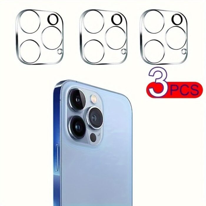 3Pcs Joryack Tempered Glass Camera Lens Protector, Full Cover 9H 3D Film For Iphone 11/12/13/14/15/16 Pro Max, 14/15/16 Plus, 13/12 Mini, Mobile Phone Lens Protection - Image 11