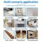 Premium Plastic Steel Mud Beauty Seam Glue/For Basin Rack, Shower Room, Sink Edge, Toilet, Bathtub, Floor Tile, Wall Tile, Tv Background Wall, Home Waterproof - Image 7