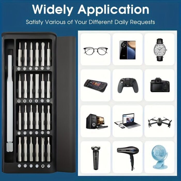 25-In-1 Precision Screwdriver Set, Multi-Function Repair Tools For Mobile Phone & Tablet Disassembly, Durable Plastic, Uncharged - With Various Screw Heads - Image 10