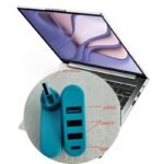 3-Port Usb Rotate Splitter For Laptop & Pc - High-Quality Mini Adapter With Multiple Usb Ports, Space-Saving Design For Efficient Connectivity, Laptop Peripheral | Modern Usb Hub | Compact Hub, Usb 3.0 - Image 11