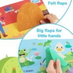 My First Peek-A-Boo And Guess Who Felt Flaps Book, Early Education Children Book, Filled With Adorable Farm Animals, A Perfect Book To Share With Very Little Ones - Image 5
