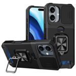 1Pc Heavy-Duty Phone Case Heavy-Duty Shockproof Phone Case With A Metal Stand And Card Slot, Compatible With Iphone 16 Pro Max, 15 Pro Max, 14 Pro Max, And 13 Pro Max. - Image 34