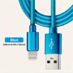 3.3Ft/6.6Ft/9.9Ft Usb Fast Charging Data Cable - For Iphone 14/13/12/11 Pro Max/12 Mini/Xr/Xs/X/8/7/6 Plus/Se For Ipad - Image 16