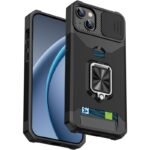 1Pc Heavy-Duty Phone Case Heavy-Duty Shockproof Phone Case With A Metal Stand And Card Slot, Compatible With Iphone 16 Pro Max, 15 Pro Max, 14 Pro Max, And 13 Pro Max. - Image 13