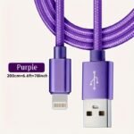 3.3Ft/6.6Ft/9.9Ft Usb Fast Charging Data Cable - For Iphone 14/13/12/11 Pro Max/12 Mini/Xr/Xs/X/8/7/6 Plus/Se For Ipad - Image 5