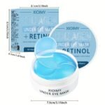60Pcs Xioimy Collagen & Retinol Under Eye Masks - Hypoallergenic Multi-Functional Gel Eye Patches For Tightening, Moisturizing & Firming - European Specialized Skincare For All Light Beige Types, Men & Women, Eye Patches Skincare, Gentle Skincare, Under-Eye, Hypoallergenic Material - Image 3