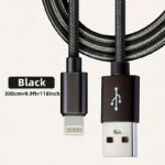 3.3Ft/6.6Ft/9.9Ft Usb Fast Charging Data Cable - For Iphone 14/13/12/11 Pro Max/12 Mini/Xr/Xs/X/8/7/6 Plus/Se For Ipad - Image 13