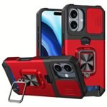 1Pc Heavy-Duty Phone Case Heavy-Duty Shockproof Phone Case With A Metal Stand And Card Slot, Compatible With Iphone 16 Pro Max, 15 Pro Max, 14 Pro Max, And 13 Pro Max. - Image 36