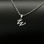 Stainless Steel Minimalist 26-Letter Pendant Necklace - Hip-Hop & Everyday Unisex Jewelry, Initial Gift For Women & Men, Durable Year-Round Wear, Necklace, Daily Wear Accessory, Modern Jewelry, Polished Finish - Image 30