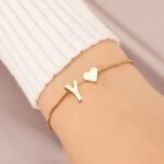 Letter Mini Love Heart Thin Chain Bracelet Simple Minimalist Hand Chain Jewelry Decoration Gift Birthday Gift - Image 33