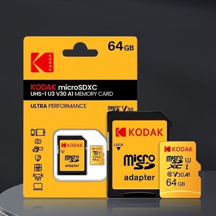 Kodak Micro Sd Memory Card 128Gb Class10 U1 Uhs-I 32Gb 64Gb Tf Card For 4K Hd Microsd Stick Pen With Sd Adapter Retail Package - Image 5