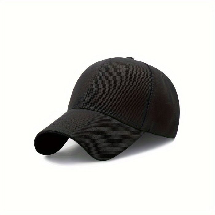 Women'S Summer Fitted Adjustable Baseball Cap, Solid Color, Sun Protection, Polyester, Woven, With Holiday Theme, For Women, Men, Outdoor - Image 8