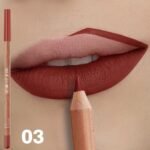 1Pc Matte Lipstick & Liner Pen, Waterproof, Long-Lasting, Non-Stick, Berry Shades For All Skin Types, Makeup Pencils For Women, Pudaier - Image 7