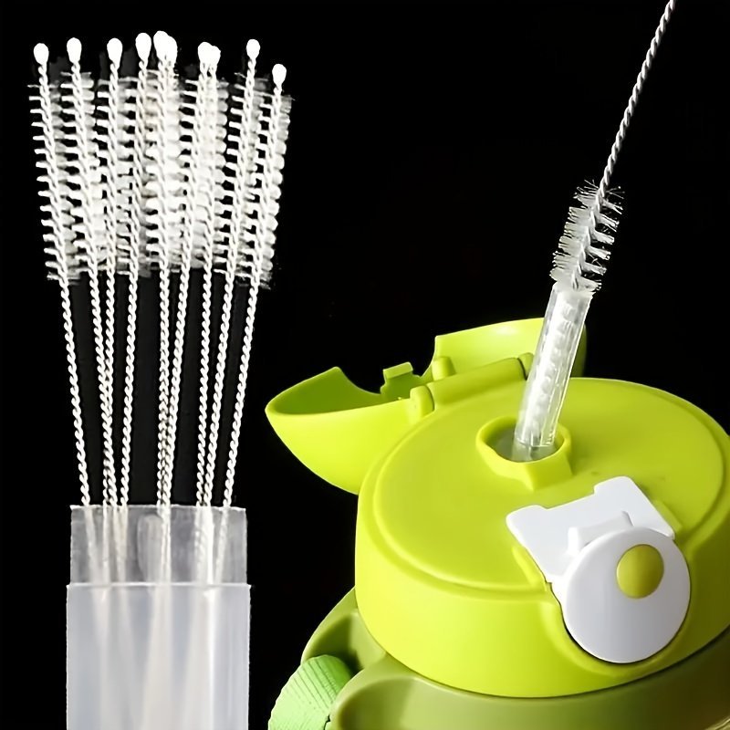 product-fancy-48148983-e553-4ca0-8666-000ea6cc5849.jpg 5/10/20/50Pcs, Extra Long Pipe Cleaning Brush, Stainless Steel Bottle Brush, Keyboard, Small Pipe, Cleaning Tool, Mini Micro Bottle, Gap Brush, Soft Hair Straw Brush, Soft Long Brush, Water Bottle Cleaning Brush, Drinking Water Straw, Essential Cleaning Accessories - Image 1