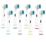 4/8/16Pcs Electric Toothbrush Replacement Heads - Soft Bristle Replacement Brush Heads For Oral B, Ergonomic Design, Gentle On Sensitive Gums, Compatible With Electric Toothbrushes (White, Blue, Red, Green), Oral Hygiene Tools, Sleek Brush Heads, Highquality Brushes - Image 5
