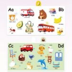 A-Z Learning Board Books, Let'S Learn Abc, Interactive Book For Kids| 24 Pages, Fun Taps, Board Book For Early Learning, Basic Knowledge, English Words, My First Learning, Safe And Durable Material, Birthday, Christmas Gift, School Supplies, Classroom Use, Homeschooling - Image 4