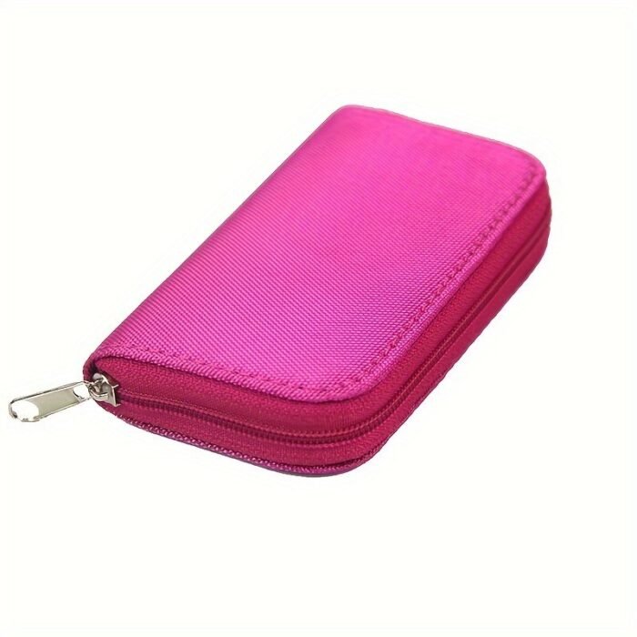 1Pc Portable Multi-Function Pvc Camera Card Storage Bag - Securely Store Cf, Sd & Switch Memory Cards! Keep Your Media Safe And Organized ? 1 Compact Case With 18 Sd Slots + 4 Cf Compartments - Image 15
