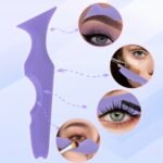 Popular Choice Reusable Silicone Makeup Guide - Perfect Eyeliner & Eyeshadow Stencil, Lipstick And Highlighter Aid, Fragrance-Free Beauty Tool For Flawless Eye And Lip Makeup Application, Makeup Kit, Cosmetic Ruler, Simple Makeup Tools - Image 2