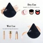1Pc/3Pcs Triangle Powder Puff Setting Powder Makeup Sponge Fan Powder Finger Cushion Powder Puff - Image 14