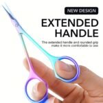 Cuticle Scissors Nail Cuticle Clipper, Stainless Steel Dead Skin Removal Scissor Clipper Manicure Tools - Image 4
