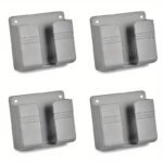 1/2/4Pcs Wall-Mounted Multi-Functional Phone Holder & Remote Charging Station - Space-Saving Design With Lazy Tape, Ideal For Home Entertainment Setup, Entertainment Setup|Modern Wall Mount|Durable Plastic - Image 15