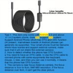 1M/2M Endoscope Camera Endoscope Borescope Adjustable Soft Wire 7Mm Android Type-C Usb Inspection Camea For Car(640*480P Resolution) - Image 2
