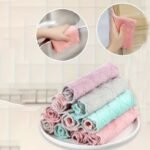 10Pcs Multi-Purpose Kitchen Towels - Durable, Absorbent Dishcloths For Efficient Cleaning In Kitchen & Bathroom - Image 4