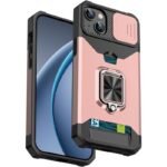 1Pc Heavy-Duty Phone Case Heavy-Duty Shockproof Phone Case With A Metal Stand And Card Slot, Compatible With Iphone 16 Pro Max, 15 Pro Max, 14 Pro Max, And 13 Pro Max. - Image 44