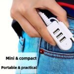 3-In-1 Usb Multi-Port Usb-C Hub With Data Transfer, Charger, Adapter, Reader & Small Fan - Versatile Connectivity For Night Lights, Chargers, Usb Devices, Usb Power Strip, Charging Station, Compact Design, Highspeed Charging, Home Organization, Multifunctional Device, Durable Construction, Tech Enthusiasts - Image 10