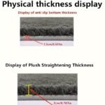 1 Thickened Microfiber Fluffy Long Plush Soft Comfort Mat Bathroom Rug Non-Slip Bath Door Mat For Bedroom Living Room Kitchen Floor Mat, Shedding And Fade-Resistant - Image 12