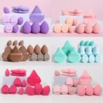 12Pcs All-Purpose Makeup Sponge Set, Consisting Of 3 Loose Powder Puffs, 3 Mini Air Cushion Puffs, 3 Beauty Eggs And 3 Mini Beauty Eggs. Foundation Blending Beauty Sponges, Liquid, Cream And Powder Flawless, Latex-Free Wet And Dry Foundation Makeup Cream, Made Of Ultra-Soft Velvet, Contouring, Eye And Corner Design. Contains Air Cushion Powder Puffs, Latex-Free Blending Sponges And Makeup Puffs. Suitable For All Skin Types.