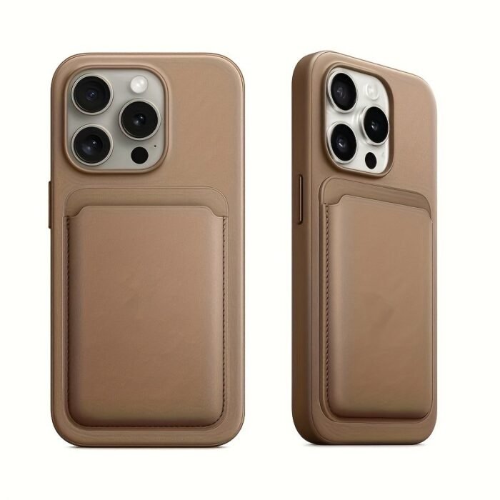 1Pc Magnetic Wallet Card Holder Card Case Case Accessories Box For Apple Iphone 1213141516 Pro Max + Mini - Image 9