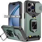 1Pc Heavy-Duty Phone Case Heavy-Duty Shockproof Phone Case With A Metal Stand And Card Slot, Compatible With Iphone 16 Pro Max, 15 Pro Max, 14 Pro Max, And 13 Pro Max. - Image 40