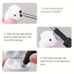 Earbuds Cleaning Pen, 3In 1 Multifunction Cleaner Kit With Soft Brush For Wireless Earphones Headphones Charging Box Accessories, Computer, Keyboard, - Image 2