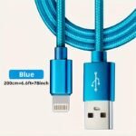 3.3Ft/6.6Ft/9.9Ft Usb Fast Charging Data Cable - For Iphone 14/13/12/11 Pro Max/12 Mini/Xr/Xs/X/8/7/6 Plus/Se For Ipad - Image 15