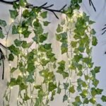 5-Meter Artificial Leaf String Lights - Studio Photography Decor Lights & Background Lighting, Battery Powered Led Copper Wire Lights To Illuminate Weddings, Christmas, And Home Decor - Image 2