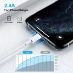 1Pc/3Pcs For Iphone Charger Cable Lightning Data Cable, Original 100.58/201.17/304.8Cm Usb A Charging Cable Suitable For Iphone 13 12 11 Mini Pro Xr Xs Max X Se 8 7 6 Plus For Ipad Ipod For Airpods - White, Lightning To Usb Adapter, Lightning Charging Cable, Fast Charging Cable, Device Charging, Compact Connector, Tanglefree Wire, Reinforced Connector, Highquality Wire, Fast Charging Wire, Gadget Lovers, Mobile Accessories, Portable Accessory, Lightweight Wire, Ofc Cable Construction, Durable - Image 12