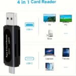 4-In-1 Usb Mini Sd Card Reader With Dual Card Slots - Type C/Usb A Adapter For Pc, Macbook, Galaxy, Tablet & More - No Battery Needed, Memory Card Expansion|Compact Storage Solution|Dual Slot Reader, Memory Card Reader - Image 7