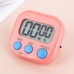 1Pc Digital Kitchen Timer For Baking And Cooking - Dual Display, Aaa Battery Powered, Multi-Functional Stopwatch With Start/Stop Button, Alarm Clock, And Counter - Pink/White/Green/Red/Blue Options, Baking Essentials|Modern Kitchen Accessory|Compact Design - Image 3