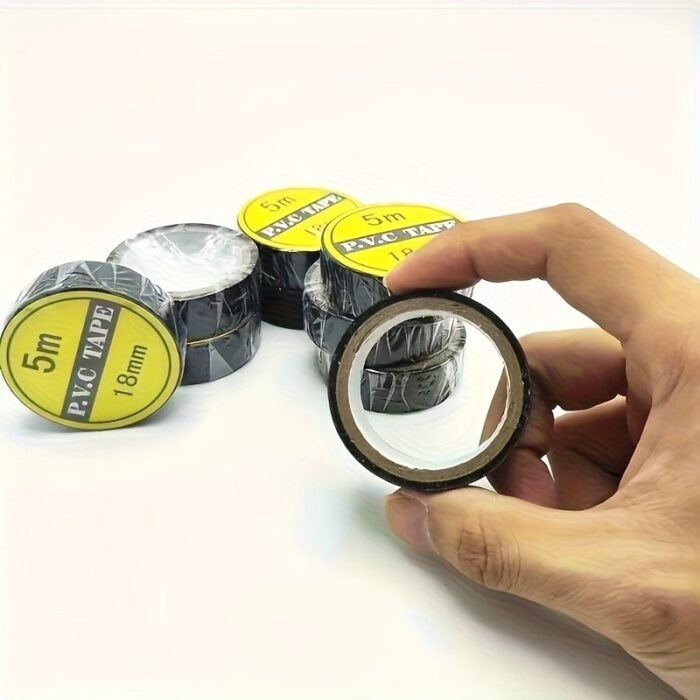 10Pcs High-Temperature Resistant Black Rubber Electrical Tape - Durable, Flexible, Insulating Adhesive For Industrial Use, Home Appliances & Mechanics, Electrical Connections, High-Temperature Resistant Rubber Electrical Tape Industrial Us - Image 6