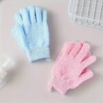 Exfoliating Shower Gloves For Deep Cleansing & Massage - Body Scrubber, Removes Dead Skin & Dryness - Image 2