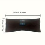 Xmsj Wireless Sleep Headphones Headband ? Soft, Elastic, Comfortable 3-In-1 Wireless Music Eye Mask For Side Sleepers, Noise Isolation, Volume Control, Usb Charging, Ideal For Exercise & Gaming, Wireless Headphones - Image 2