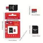 Memory Card/Tf Card - Red And Gray Tf Cards, High-Speed 10-Level U3 Mini Sd Card, Available In 512Mb 8Gb 16Gb 32Gb 64Gb 128Gb For Smartphones, Tablets, Cameras, Surveillance Cams, Game Consoles And Other Reliable And Safe Performance - Image 2