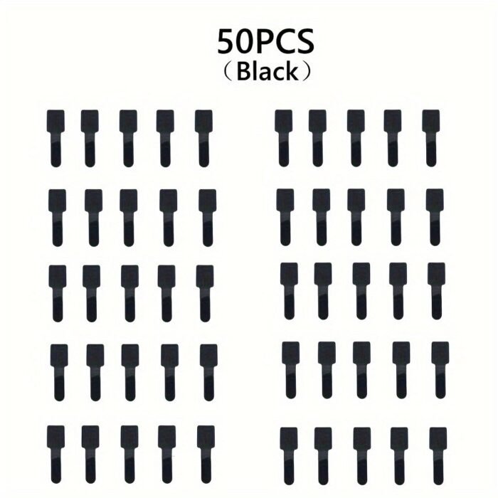 12/25/50Pcs Polyamide Interlocking Tape Magic Patch Ties For Cable Management And Organization - Electrical Wire Data Cable Storage Straps For Desktop, Computer Harness And Electricians - Image 13