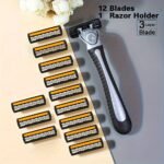 3Pcs Stainless Steel Safety Razor Blades Jifuli 3-Pack Stainless Steel Safety Razor Blades, Interchangeable Manual Shaving Heads For Body Hair Removal, Durable And Easy To Use - Image 5