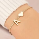 Letter Mini Love Heart Thin Chain Bracelet Simple Minimalist Hand Chain Jewelry Decoration Gift Birthday Gift - Image 5
