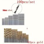 50Pcs Value Pack Titanium Coated Hss High Speed Steel Drill Bit Set, Power Tool Accessories - Image 6