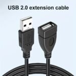 I-Zclive High-Speed Usb 2.0 Extension Cable - Oxygen-Free Copper, Male To Female, Type A To A For Flash Drives, Hard Drives, Printers & Webcams, I-Zclive