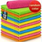 40Pcs/20Pcs/12Pcs/ 4Pcs Of Microfiber Cleaning Cloth 40Pcs Of Cleaning Rags For Housekeeping, Kitchen, Car, Reusable, 5 Colors Randomly Mixed, Unspecified Color (Green/Blue/Yellow/Orange/Pink) - Image 3